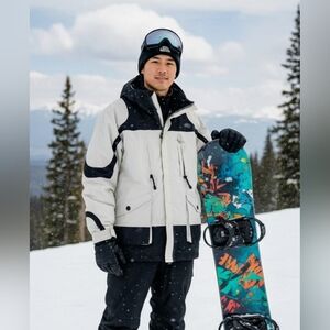 SWAG Vintage 90s snowboard/ski jacket. Medium Unisex NWT